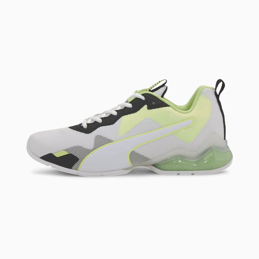 Puma CELL Valiant Férfi Edzőcipő - Fehér/Fekete/Sárga ( Hungary - VRHZN0782 )